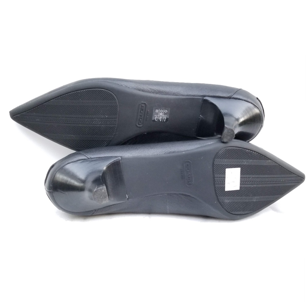 SOLD!! SOLD!! Coach Weslie Pump Black Kitten Heels - Picture 8 of 8